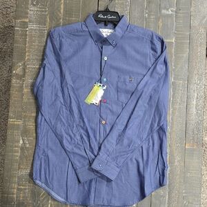 Robert Graham Navy Casual Button Down Shirt
